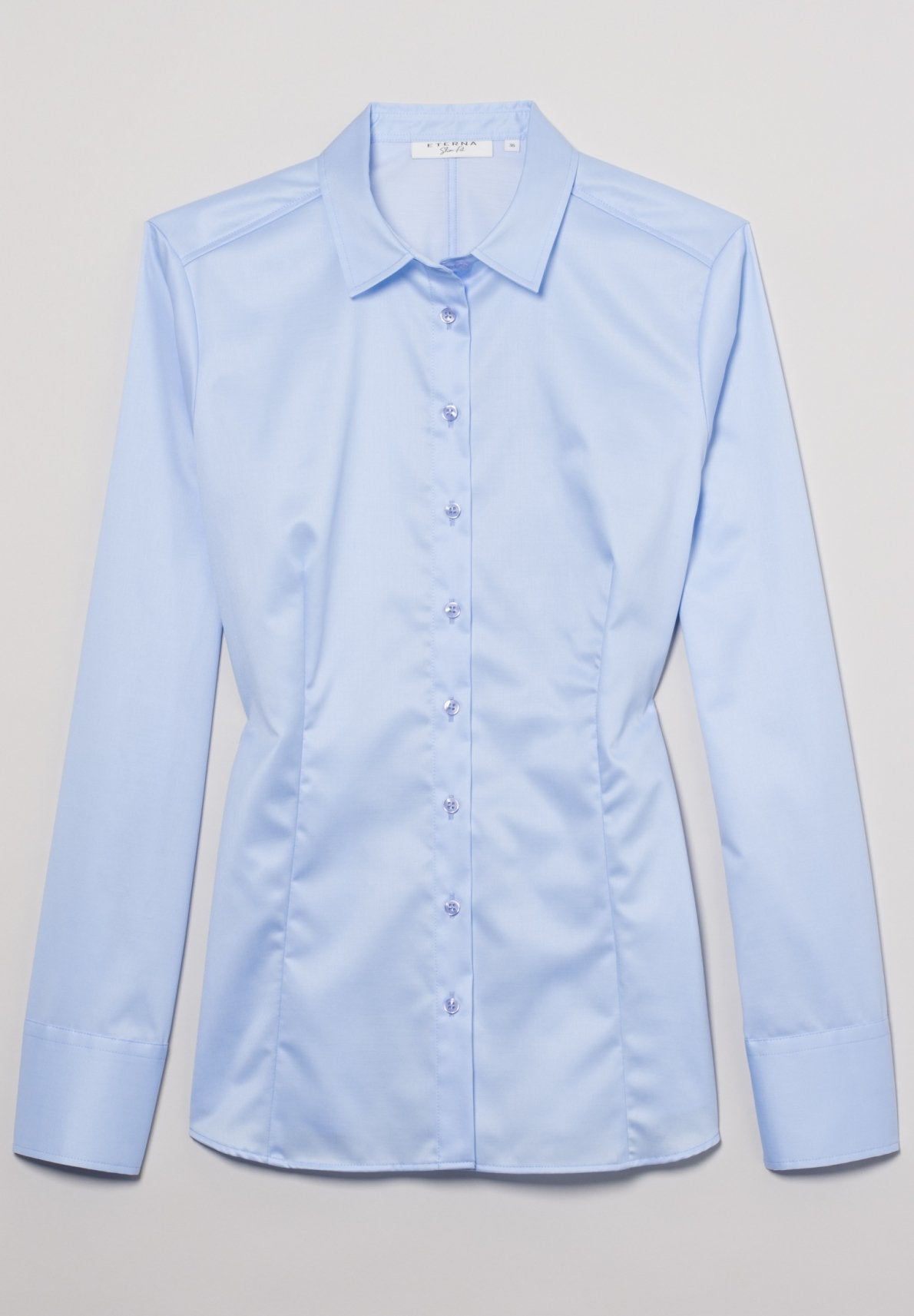ETERNA SLIM FIT Cover Shirt - Powder Sky Blue - 5008-10-D10Y von Eterna