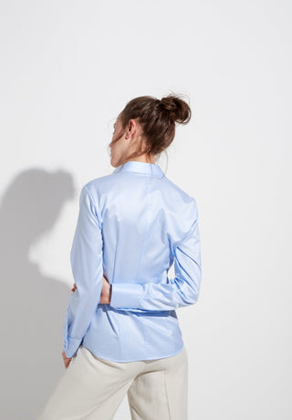 ETERNA SLIM FIT Cover Shirt - Powder Sky Blue - 5008-10-D10Y