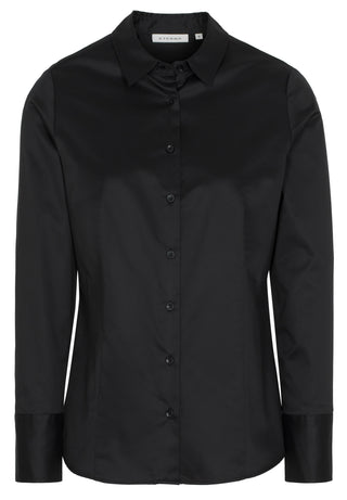 ETERNA Classic Fit Cover Shirt - Midnight Twill Black - 5008-39-D708