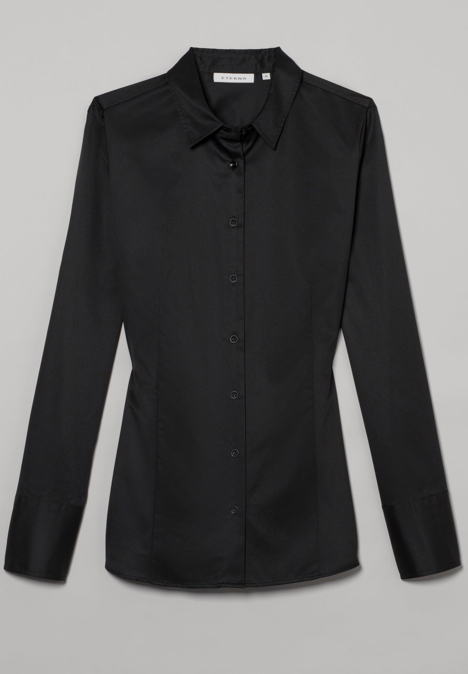ETERNA Classic Fit Cover Shirt - Midnight Twill Black - 5008-39-D708 von Eterna