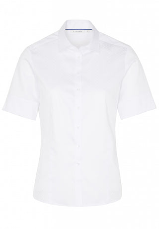 ETERNA MODERN CLASSIC Halbarm Bluse - Pearl Mist White - 5023 H791.00