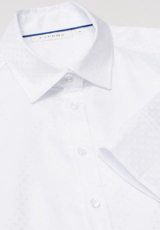 ETERNA MODERN CLASSIC Halbarm Bluse - Pearl Mist White - 5023 H791.00