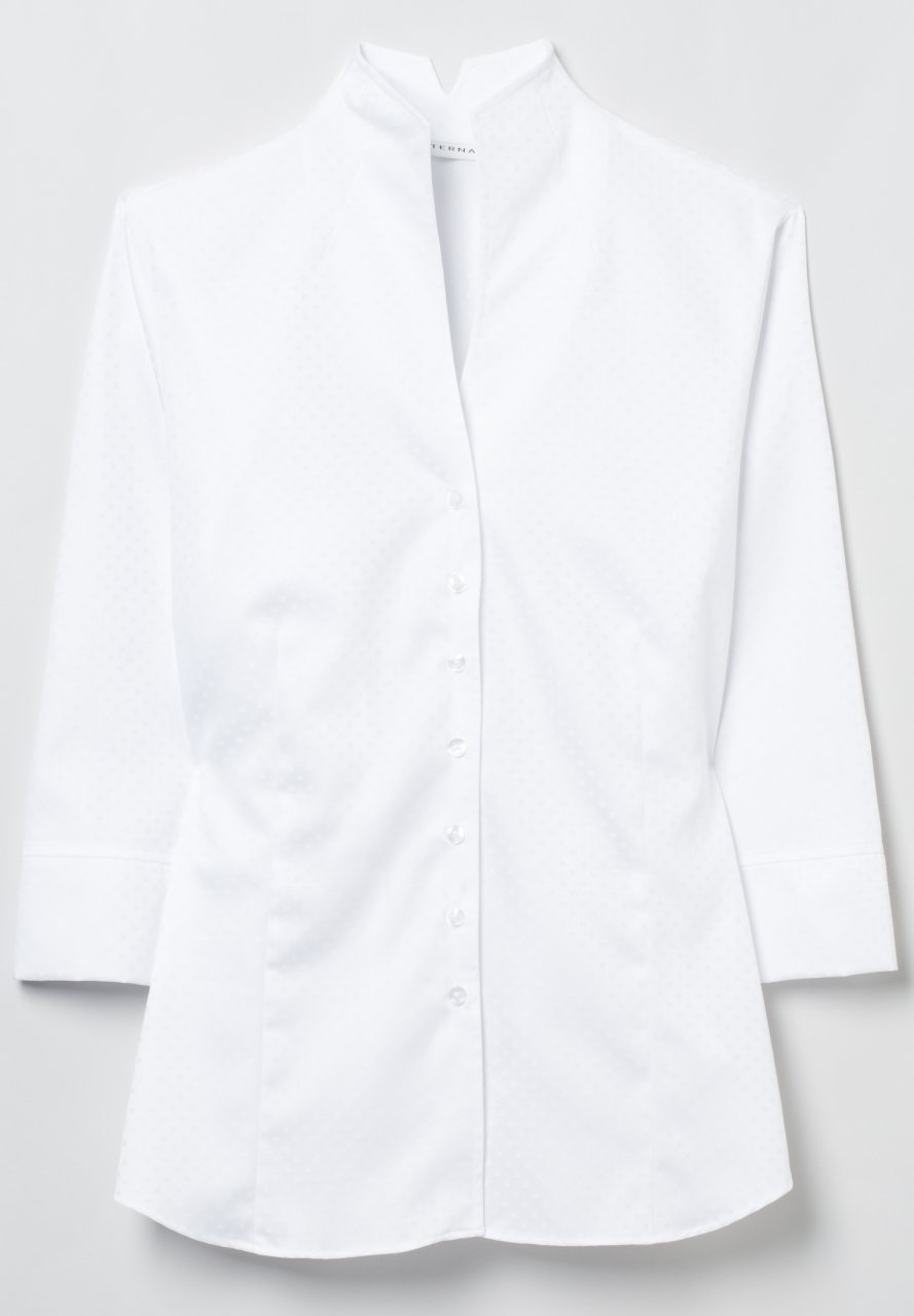 ETERNA MODERN CLASSIC 3/4 Arm Bluse weiß 5023 R787.00 von Eterna