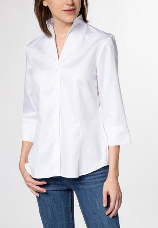 ETERNA MODERN CLASSIC 3/4 Arm Bluse weiß 5023 R787.00