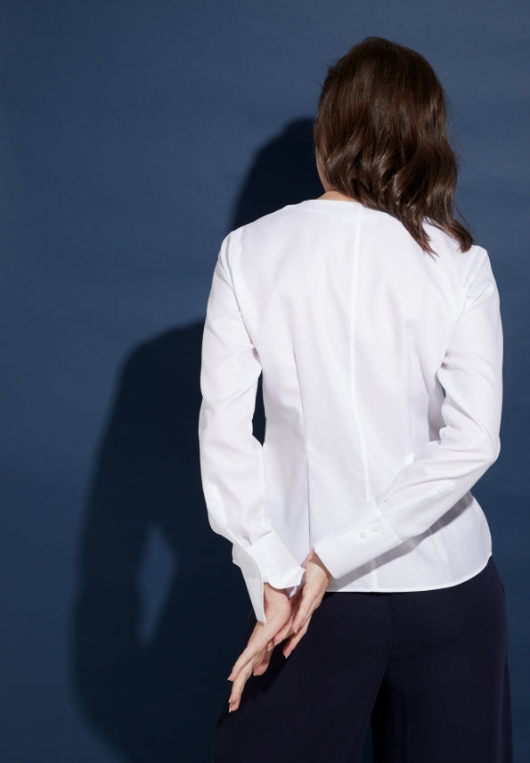 ETERNA REGULAR FIT Bluse - Pearl Cloud White - 5080 D751.00 von Eterna
