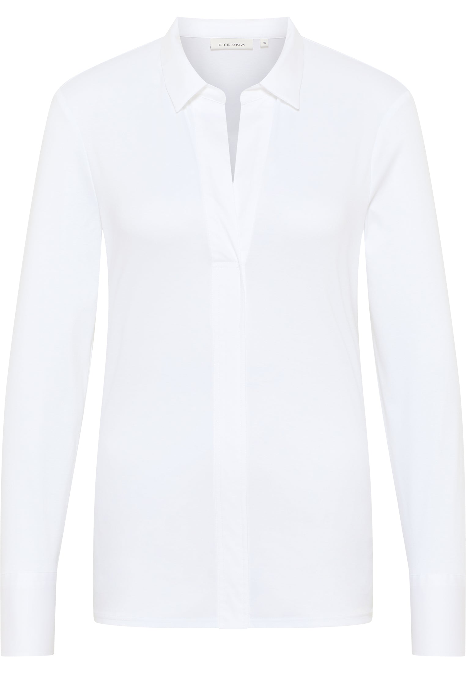 ETERNA REGULAR FIT Tunika Bluse - Pearl Mist White - 5158-00-D535