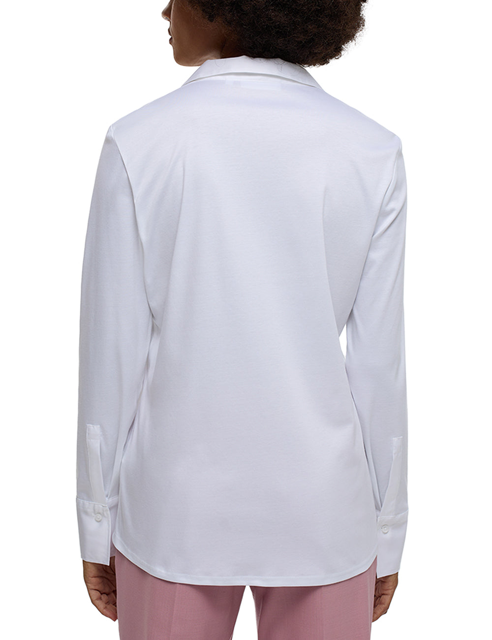 ETERNA REGULAR FIT Tunika Bluse - Pearl Mist White - 5158-00-D535 von Eterna
