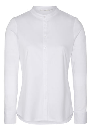 ETERNA FITTED Langarm Bluse - Arctic Mist White - 5158-00-DF07