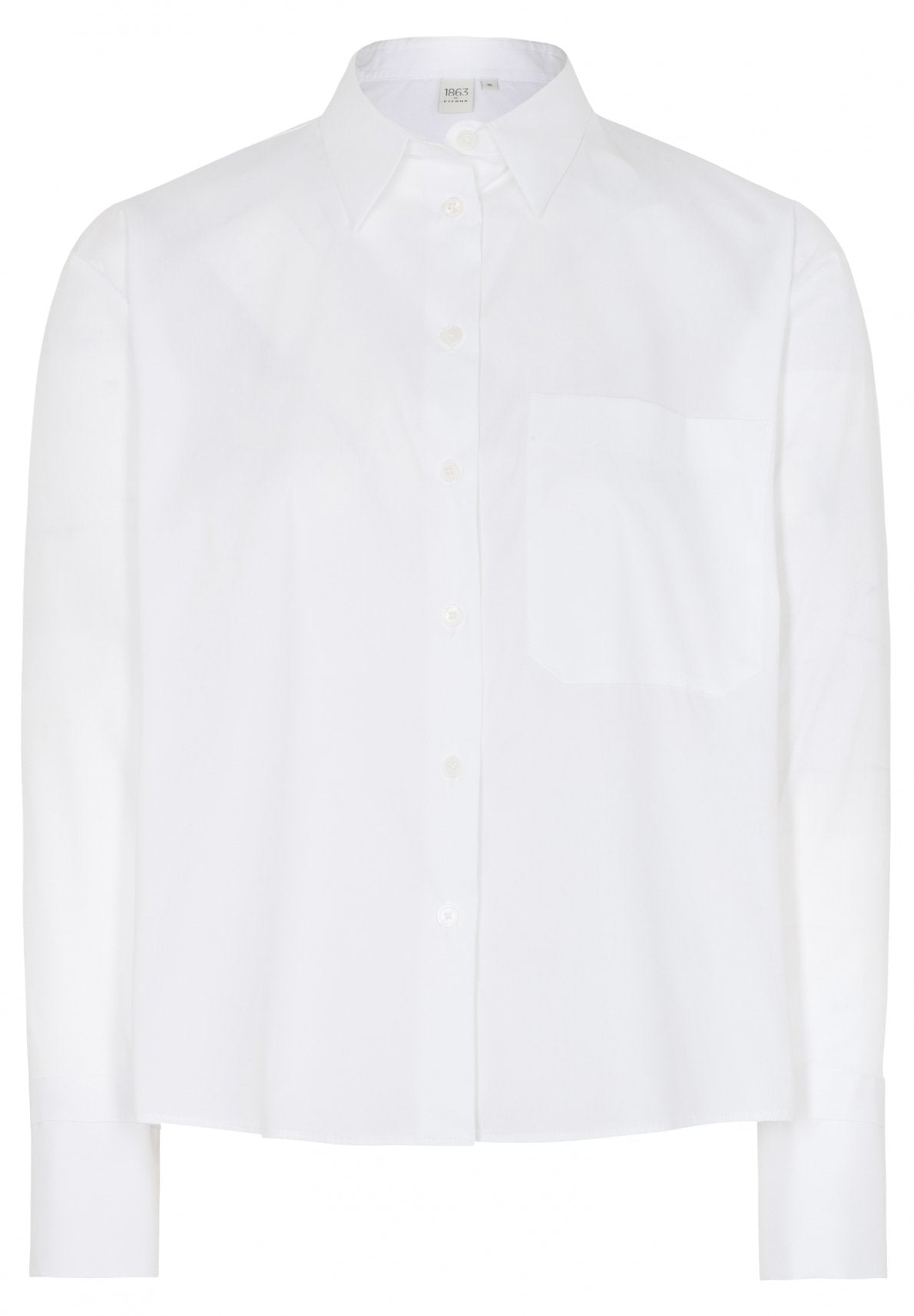 ETERNA 1863 Loose Fit Langarm Bluse - Crisp Snow White - 5212-00-DS98