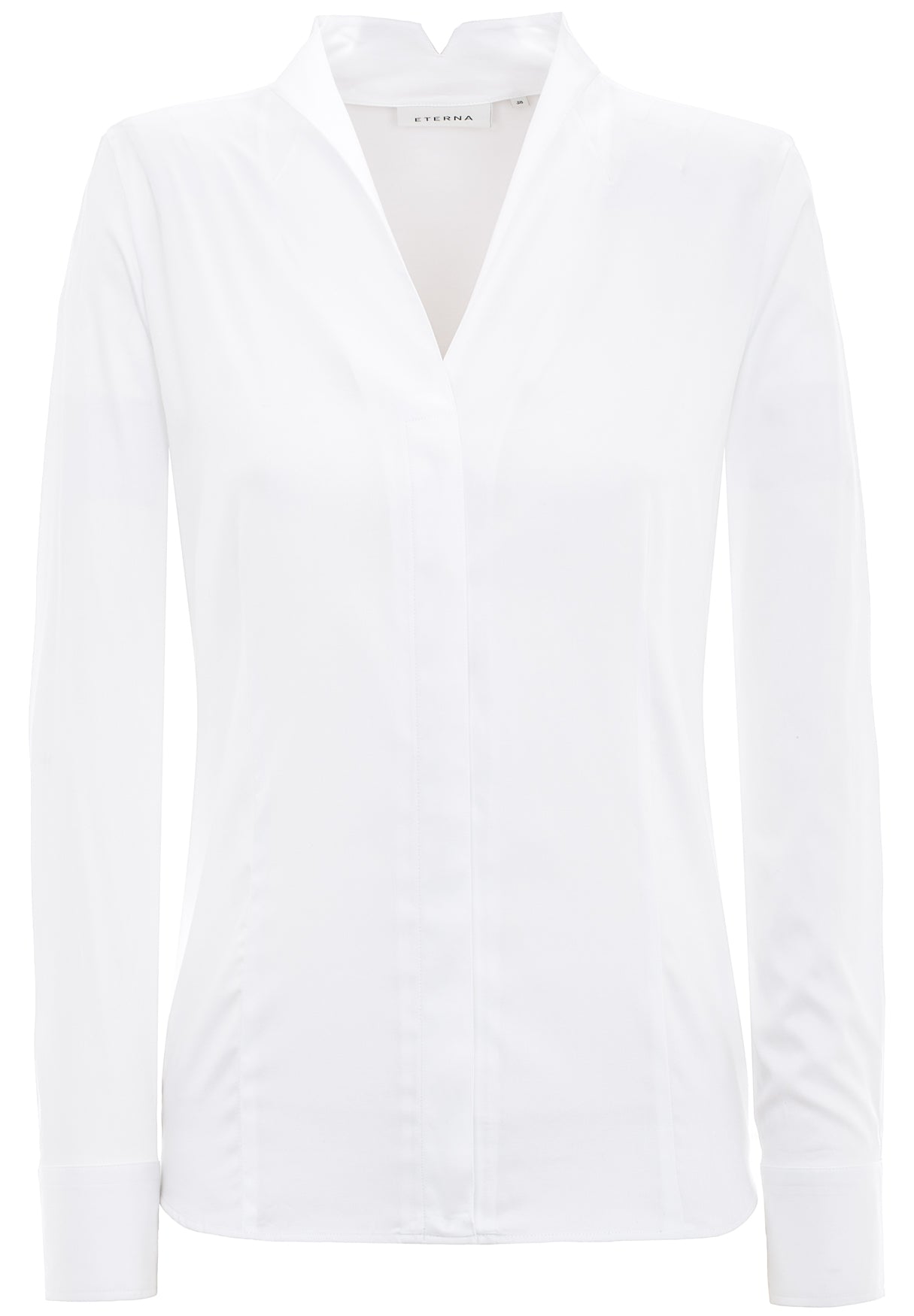 ETERNA Modern Classic Langarm Bluse - Pure Pearl White - 5352 D619.00