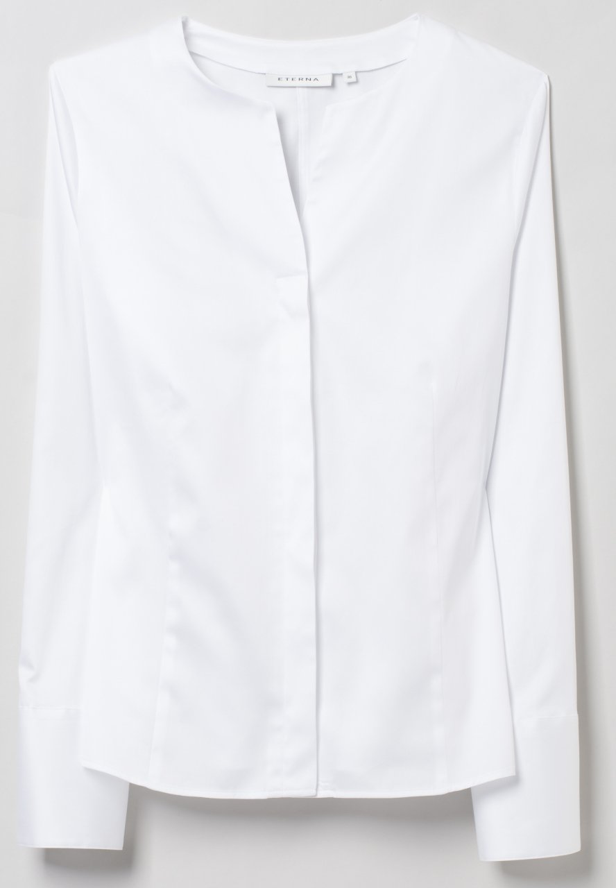 ETERNA MODERN CLASSIC Langarm Bluse - Ivory Mist - 5352 D751.00