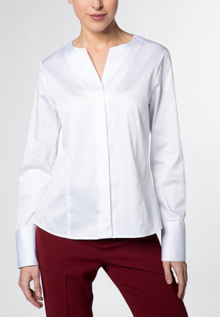 ETERNA MODERN CLASSIC Langarm Bluse - Ivory Mist - 5352 D751.00