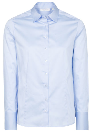 ETERNA MODERN CLASSIC Bluse - Powder Sky Blue - 5352 D708.12