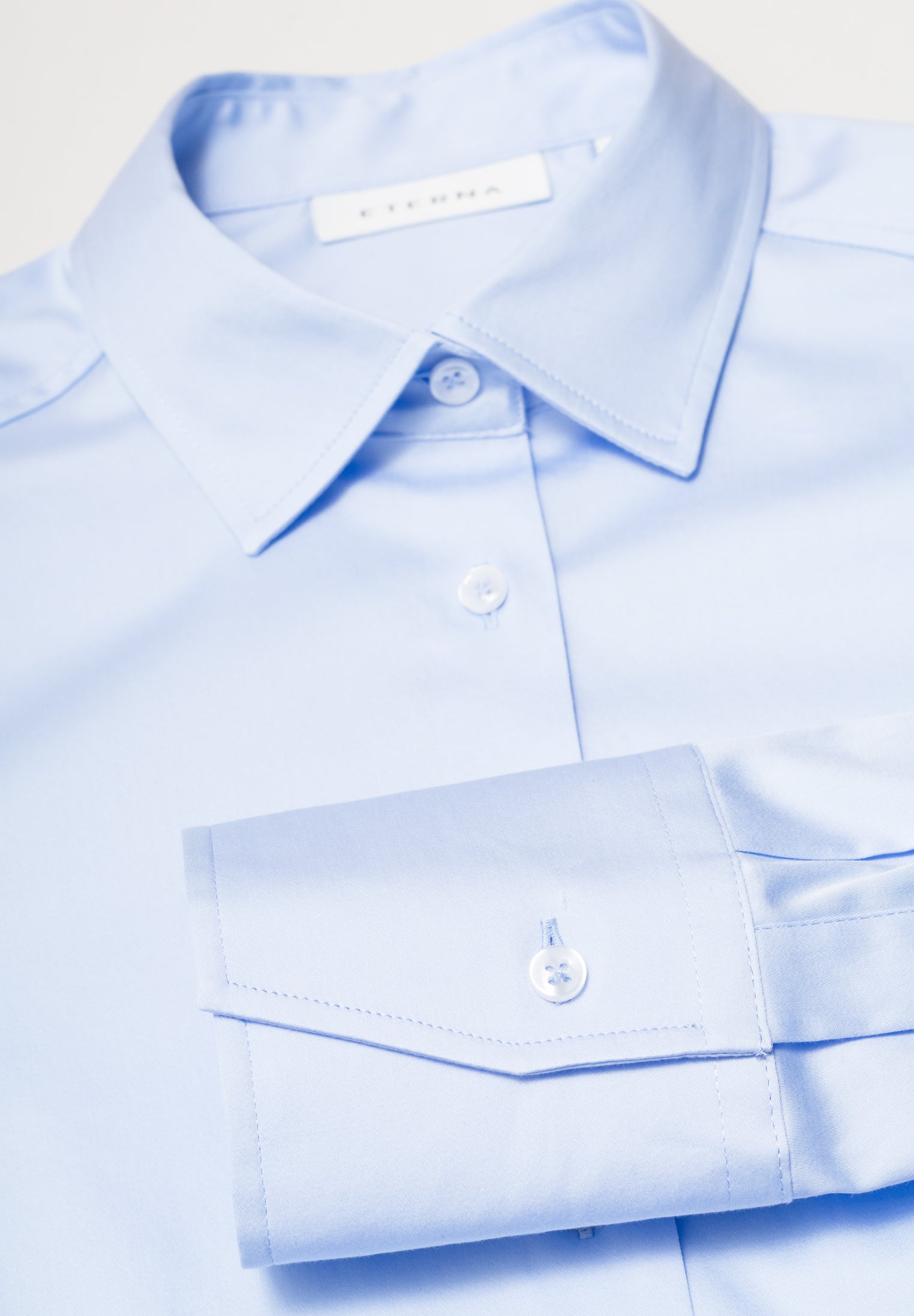ETERNA MODERN CLASSIC Bluse - Powder Sky Blue - 5352 D708.12