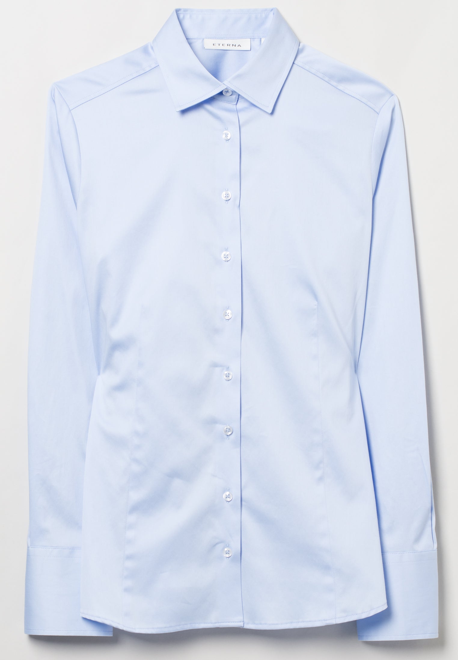ETERNA MODERN CLASSIC Bluse - Powder Sky Blue - 5352 D708.12 von Eterna