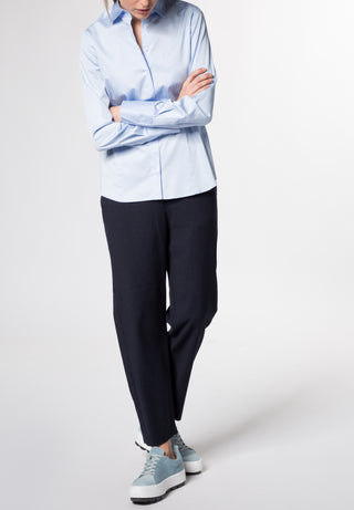 ETERNA MODERN CLASSIC Bluse - Powder Sky Blue - 5352 D708.12
