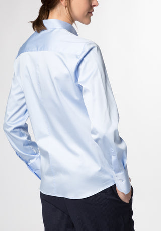 ETERNA MODERN CLASSIC Bluse - Powder Sky Blue - 5352 D708.12