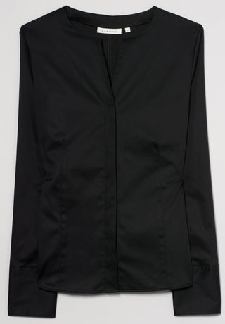 ETERNA MODERN CLASSIC Langarm Bluse - Midnight Noir - 5352 D751.39