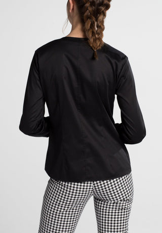 ETERNA MODERN CLASSIC Langarm Bluse - Midnight Noir - 5352 D751.39
