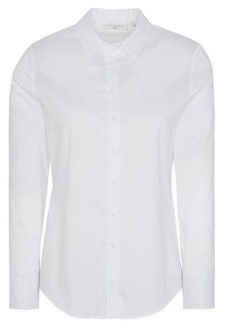 ETERNA FITTED Performance Shirt Langarm Bluse - Arctic Whisper Twill - 5377-00-DF04