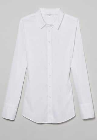 ETERNA FITTED Performance Shirt Langarm Bluse - Arctic Whisper Twill - 5377-00-DF04