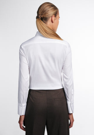 ETERNA FITTED Performance Shirt Langarm Bluse - Arctic Whisper Twill - 5377-00-DF04