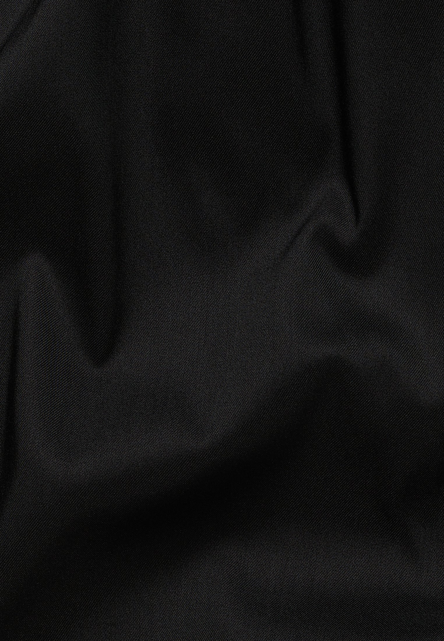 ETERNA FITTED Performance Shirt Langarm Bluse - Midnight Twill Black - 5377-39-DF04
