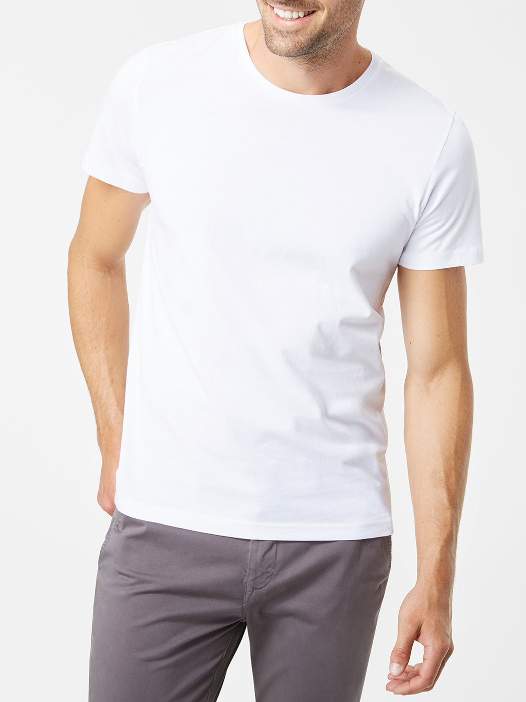 PIERRE CARDIN Doppelpack T-Shirt Rundhals - Bright Ivory White - 51200 7000.1000