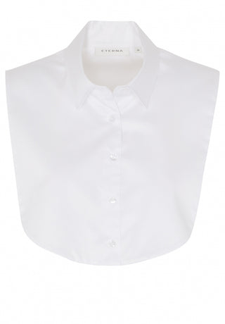 eterna sans bras poche col chemisier col pointu blanc 5585 a766.00