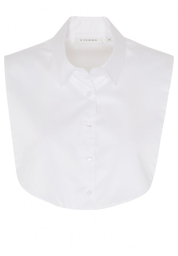 ETERNA EINSTECKKRAGEN BLUSE spitzer Kragen - Moonlit White - 5585 A766.00