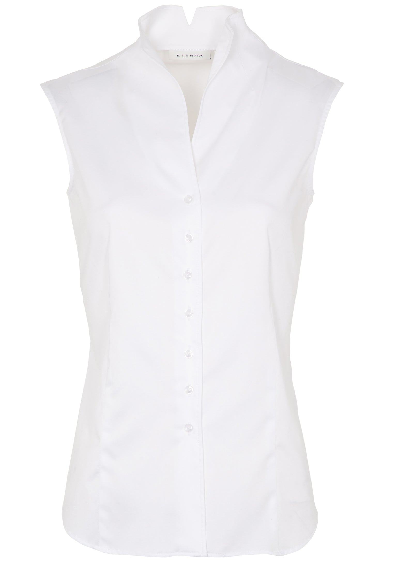 ETERNA Regular Fit ohne Arm Bluse - Pure Linen White - 5585 A775.00