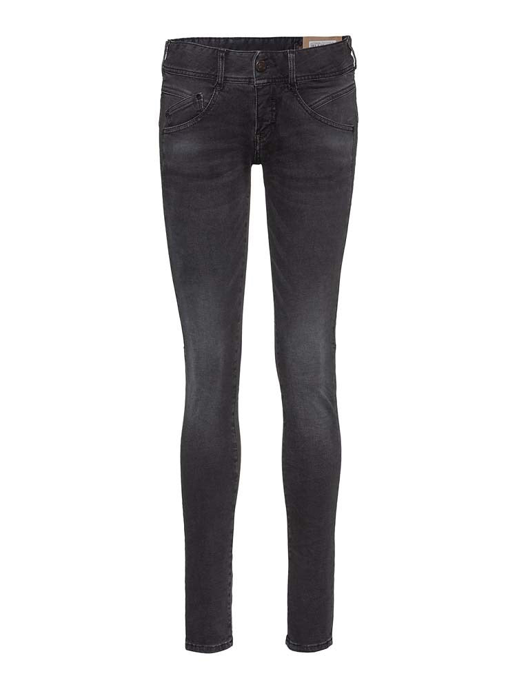 HERRLICHER GILA Slim Denim - Midnight Charcoal - 5606-DB650-617