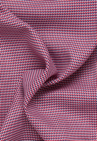 ETERNA COMFORT FIT Kurzarm Hemd - Redwood Houndstooth - 8038-56-K18E