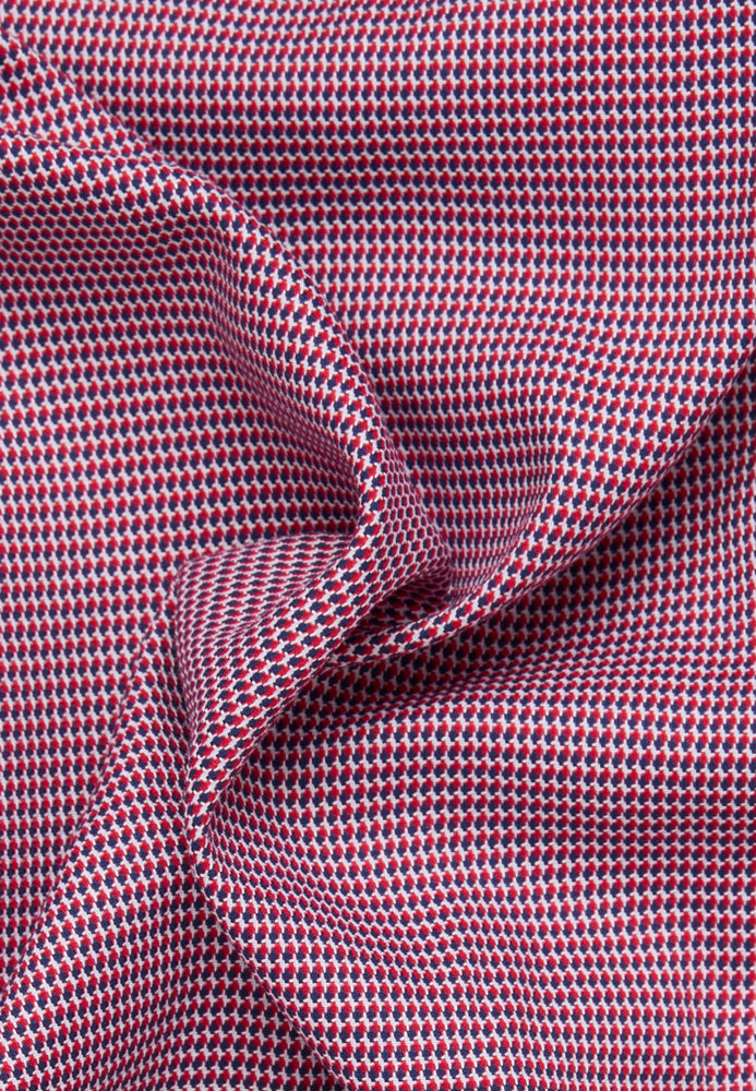 ETERNA COMFORT FIT Kurzarm Hemd - Redwood Houndstooth - 8038-56-K18E von Eterna