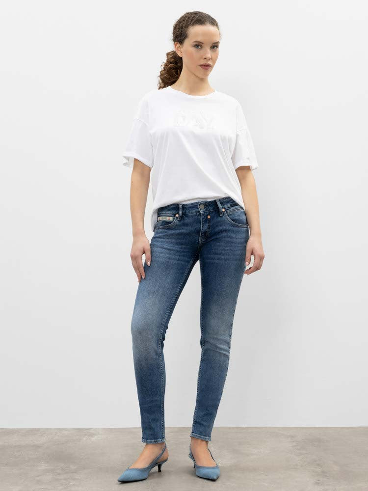 HERRLICHER TOUCH SLIM DENIM LIGHT - Deep Denim Blue - 5705-D1770-055 von Herrlicher