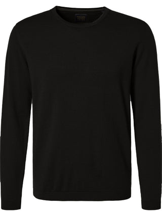 PIERRE CARDIN Voyage Rundhals Pullover - Midnight Charcoal - 55600 92535.2000