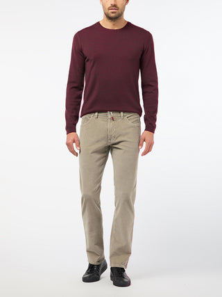 PIERRE CARDIN Voyage Rundhals Pullover - Dark Merlot Wine - 55600 92535.8104