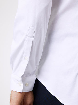 pierre cardin chemise cintrée à manches longues blanche 9000 8800 26880.9000