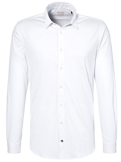 PIERRE CARDIN Slim Fit Hemd Langarm - Pearl Ivory - 8800 26880.9000