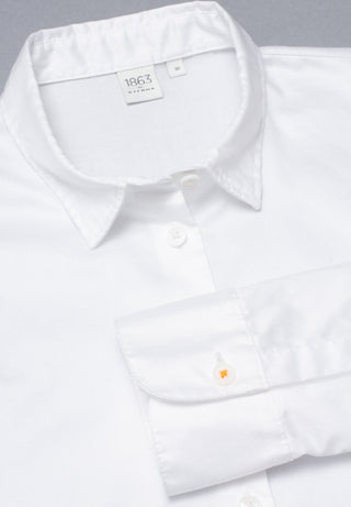 ETERNA PREMIUM CASUAL LUXURY Langarm Bluse - Cloud White - 5850-02-DS90