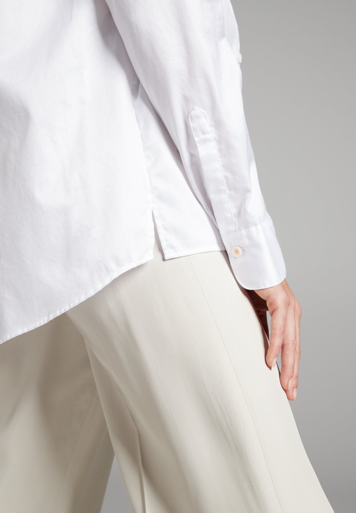 ETERNA PREMIUM CASUAL LUXURY Langarm Bluse - Cloud White - 5850-02-DS90 von Eterna