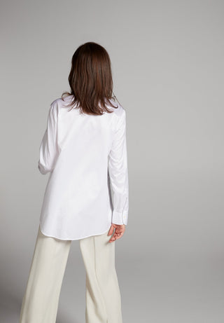 ETERNA PREMIUM CASUAL LUXURY Langarm Bluse - Cloud White - 5850-02-DS90