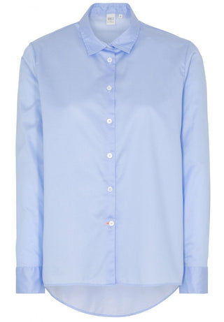 ETERNA PREMIUM CASUAL LUXURY Langarm Bluse - Sky Linen Breeze - 5850-10-DS90