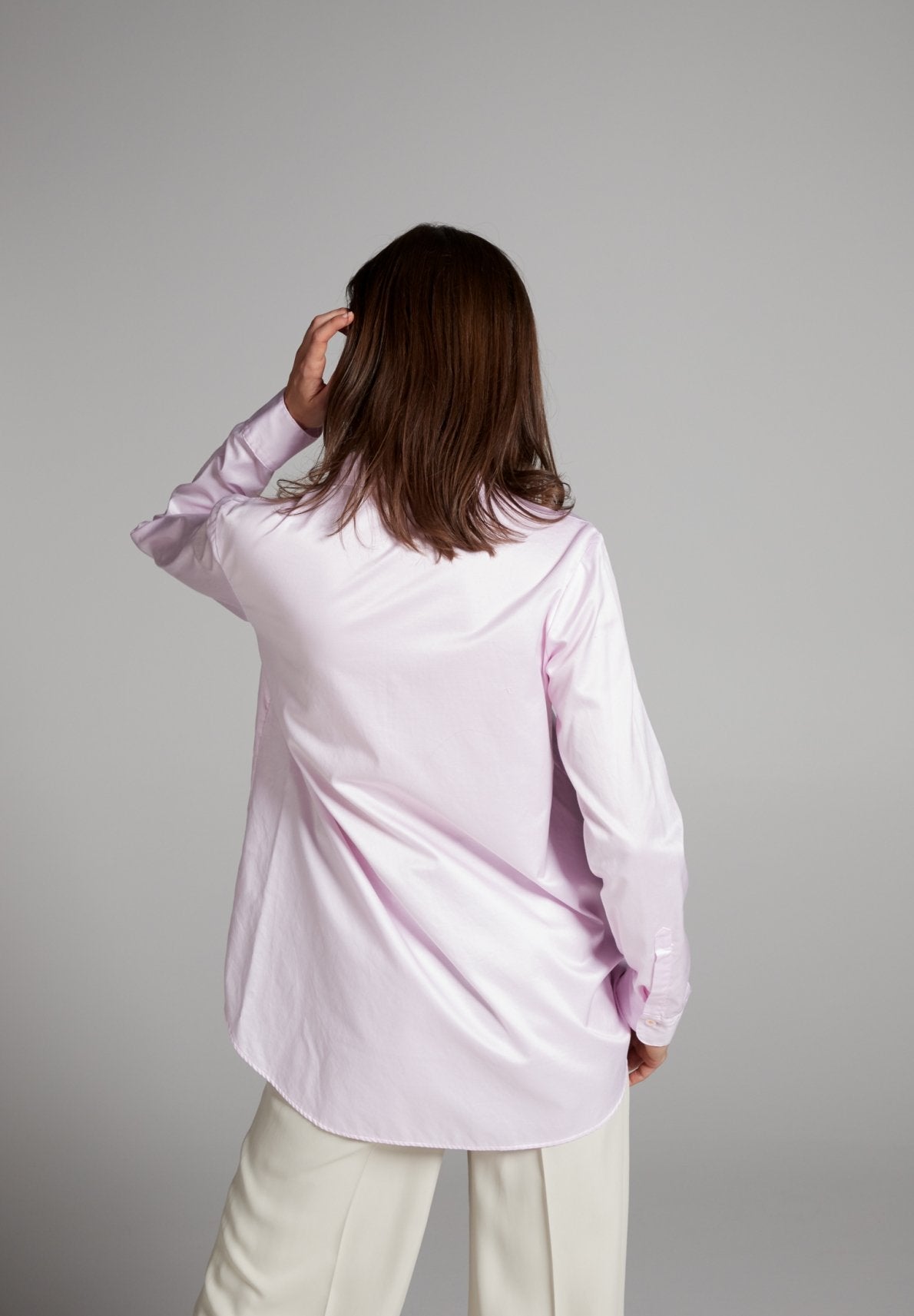 ETERNA Premium Casual Luxury Loose Fit Bluse - Blush Cotton Mist - 5850-50-DS90 von Eterna