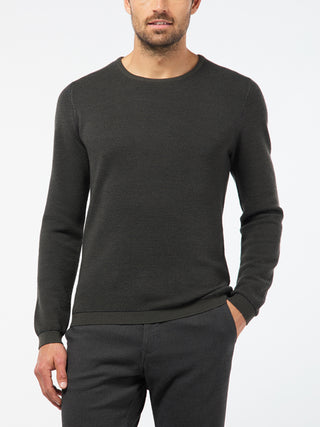 PIERRE CARDIN Voyage Pullover/Longsleeve - Smoky Espresso - 55610 92536.6440