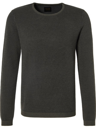 PIERRE CARDIN Voyage Pullover/Longsleeve - Smoky Espresso - 55610 92536.6440