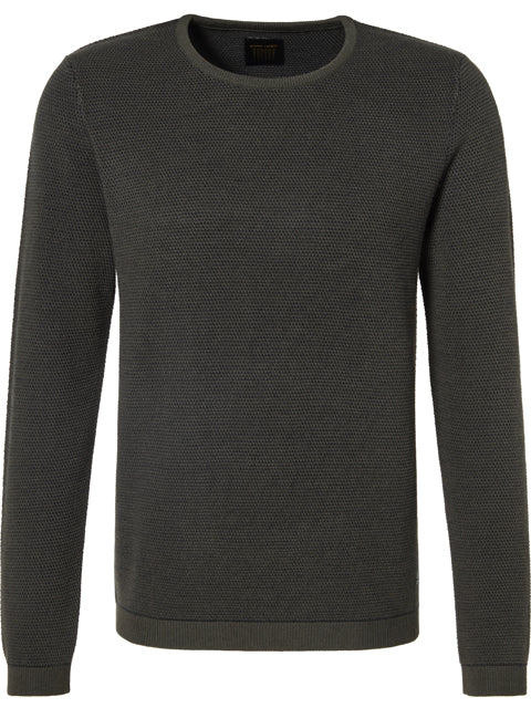 PIERRE CARDIN Voyage Pullover/Longsleeve - Smoky Espresso - 55610 92536.6440