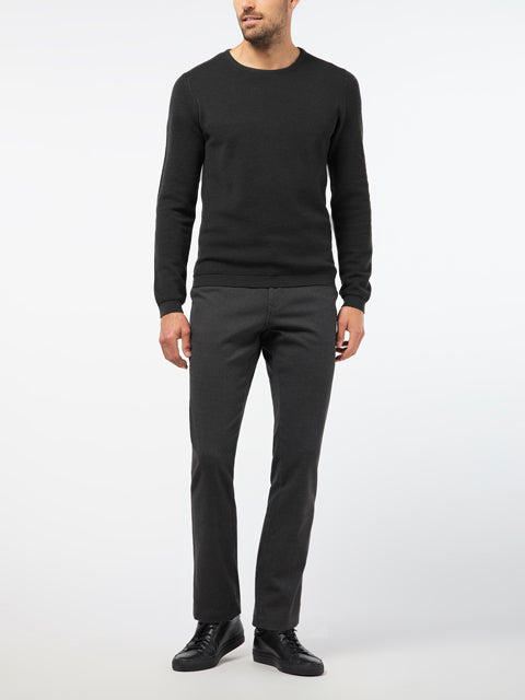 PIERRE CARDIN Voyage Rundhals-Pullover - Midnight Graphite - 55610 92536.2000 von Pierre Cardin