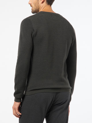 PIERRE CARDIN Voyage Pullover/Longsleeve - Smoky Espresso - 55610 92536.6440