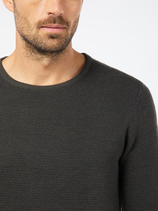 PIERRE CARDIN Voyage Pullover/Longsleeve - Smoky Espresso - 55610 92536.6440